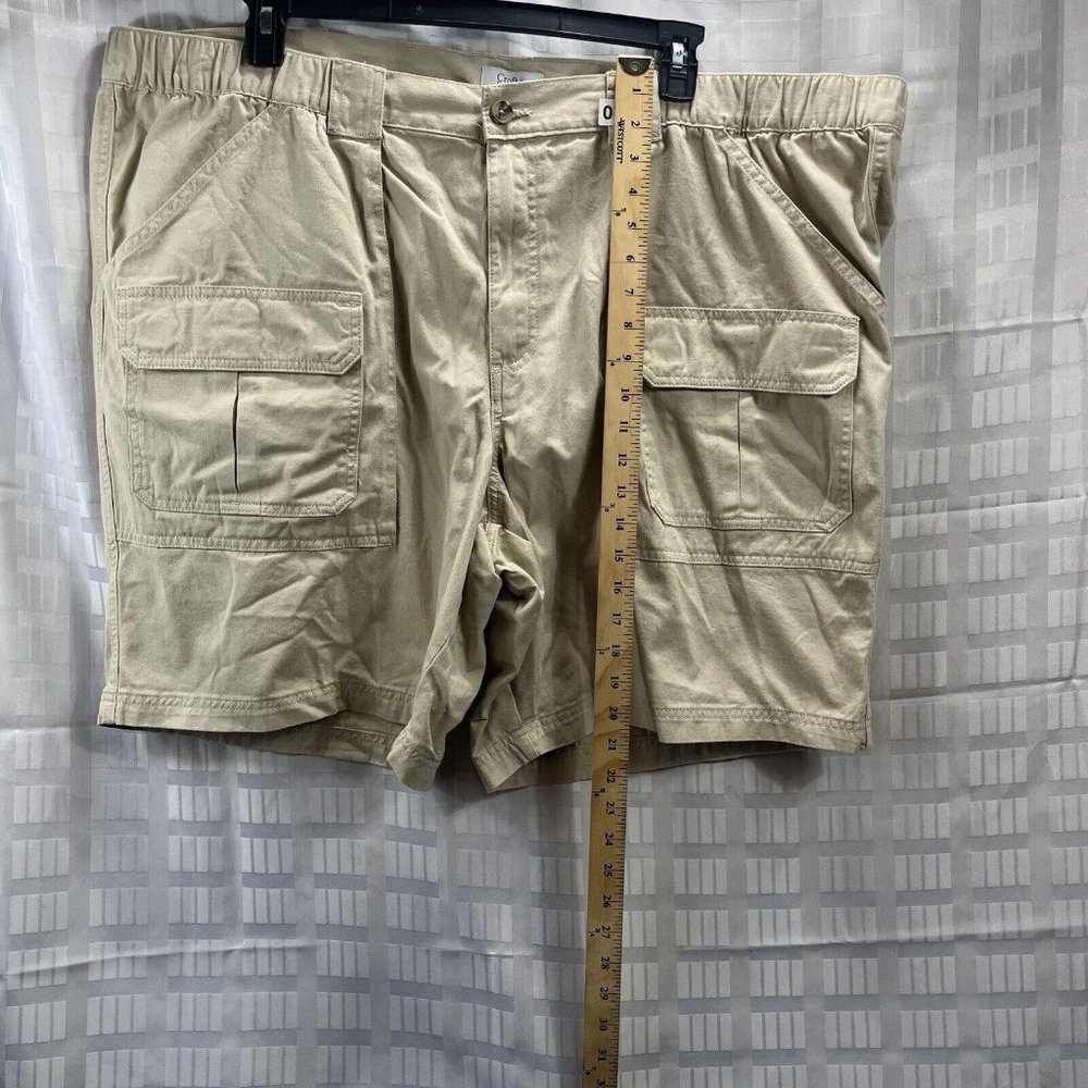 Croft & Barrow Men Cargo Shorts SIZE 52 Color Brown Khaki - Picture 5 of 11